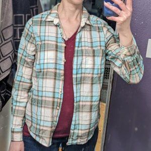 Sonoma casual lightweight plaid button down